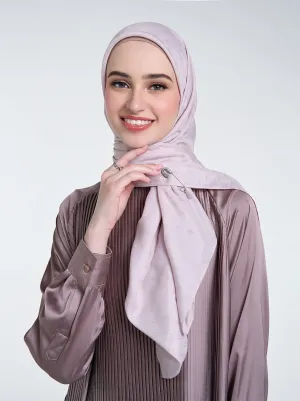 AIRY JACQUARD VOILE SCARF PLAIN SWEET BLUSH