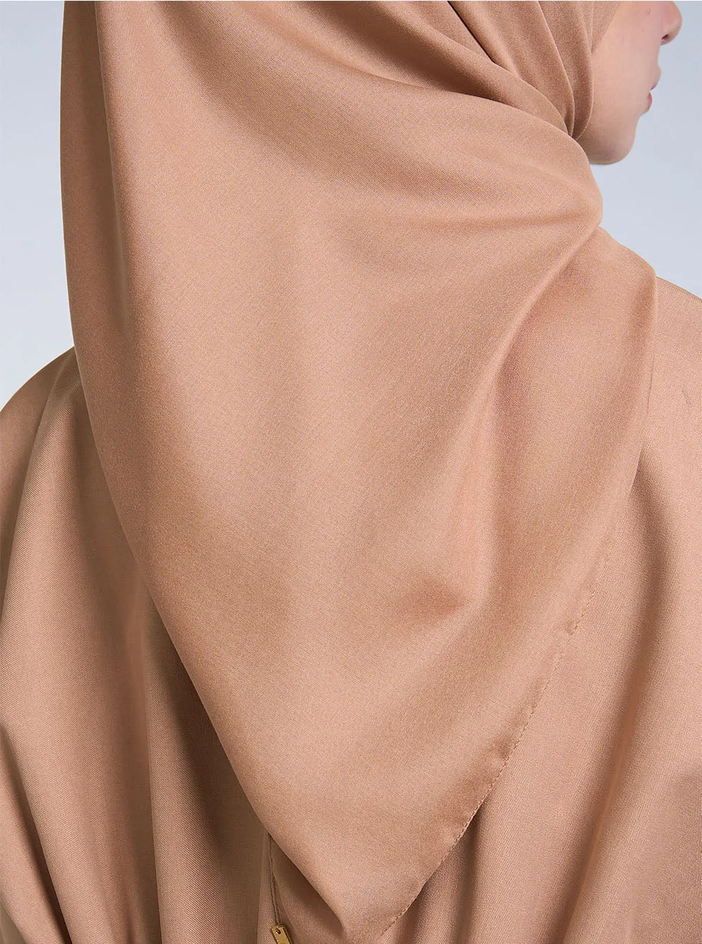 AIRY VOILE SCARF PLAIN KHAKI