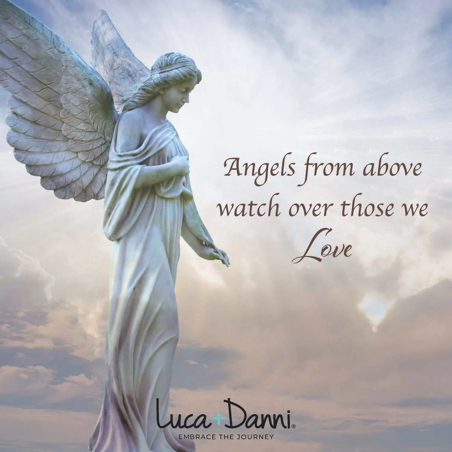 Angel Wing Bangle Bracelet in Crystal