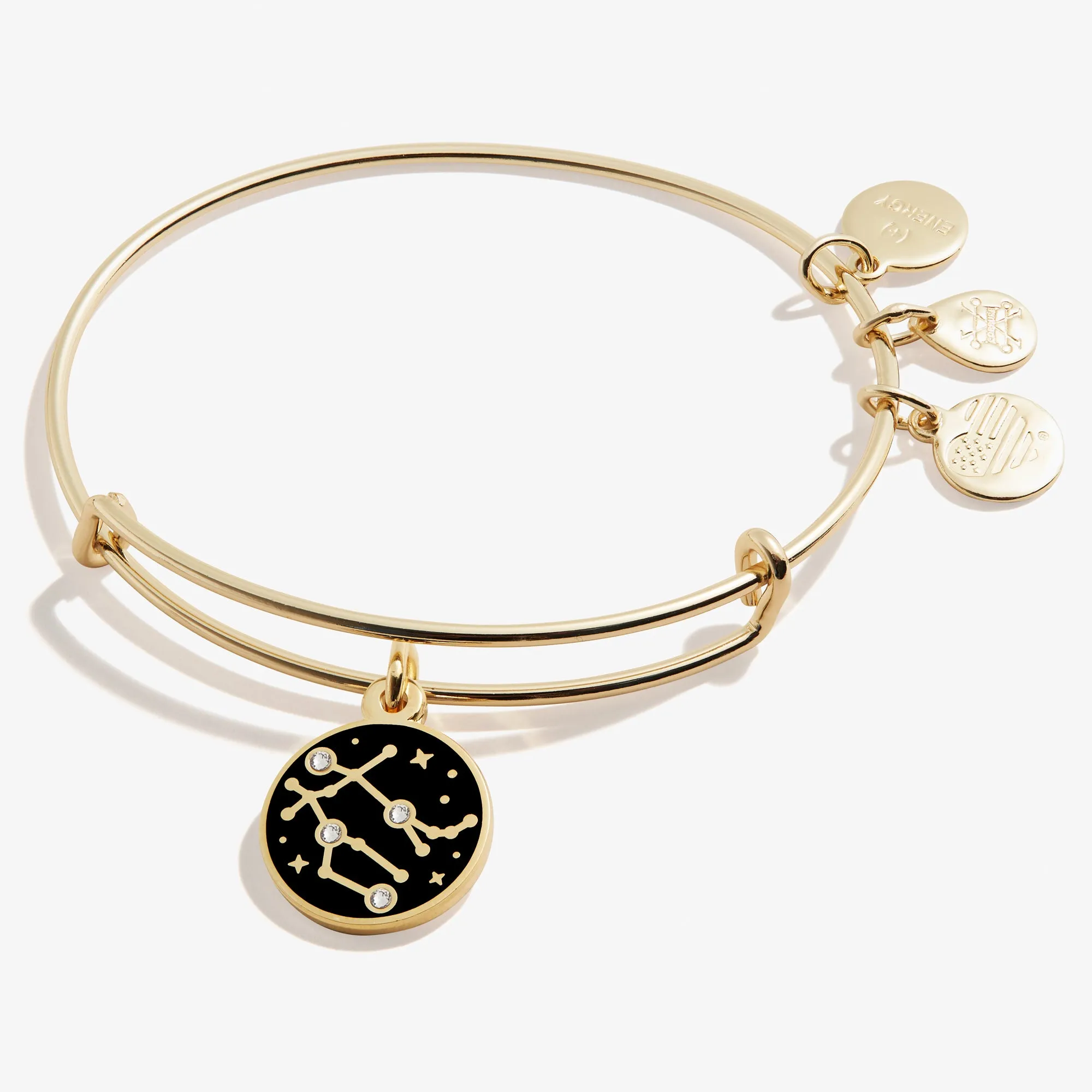Optimized Title: Chic Gemini Zodiac Charm Bangle in Color Options