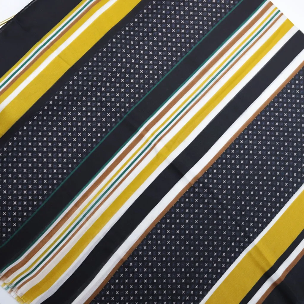 JY221122 Stripe star printed scarf