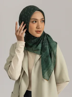 MONOGRAM SCARF DEEP FOREST